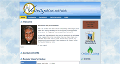 Desktop Screenshot of nativityparish.com